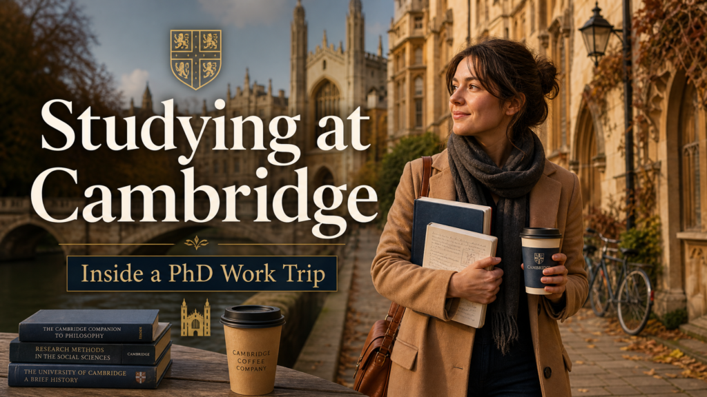 Studying at Cambridge: What a Productive PhD Work Trip Really Looks Like